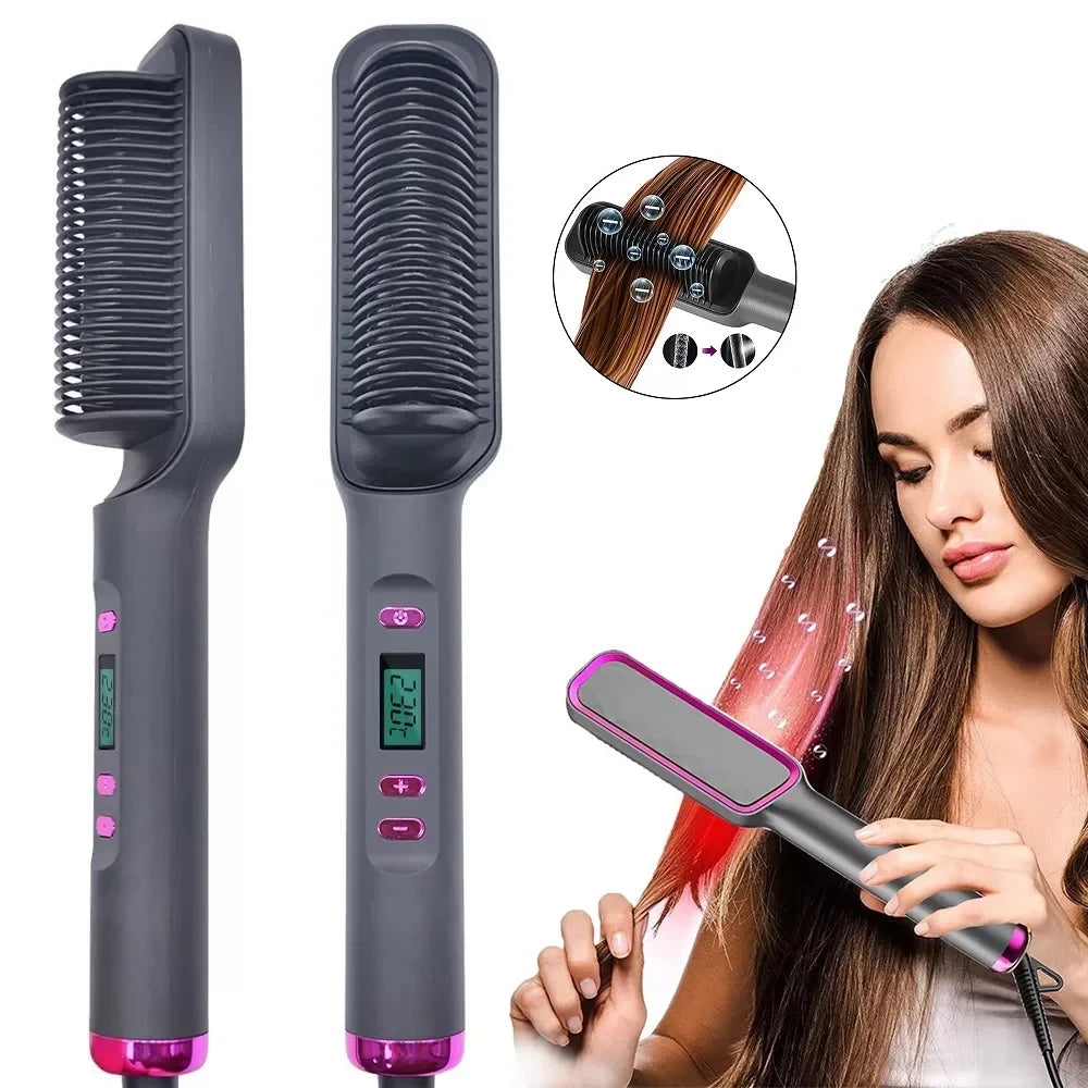 Multifunctional Hair Straightening Brush